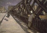 Gustave Caillebotte Study of pier oil painting reproduction